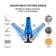 Load image into Gallery viewer, 710W Electric Pendulum Jigsaw Variable Speed Orbital Cutting Wood Metal Saw