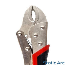 Load image into Gallery viewer, LOCKING PLIER SET VICE MOLE GRIPS ADJUSTABLE CURVED CLAMP 3pc INDIVIDUAL 5/7/10"