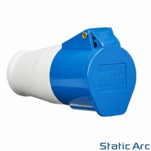 Load image into Gallery viewer, 32A 3-PIN INDUSTRIAL PLUG SOCKET MALE FEMALE WALL MOUNT 2P+EARTH IP44 240V