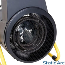 Load image into Gallery viewer, 3KW ELECTRIC FAN SPACE HEATER BLOW TILTING PORTABLE WORKSHOP GARAGE OFFICE HOME