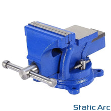 Load image into Gallery viewer, BENCH VICE CLAMP WORKTOP JAWS GRIP HOLD SWIVEL BASE MECHANICS VISE 100mm (4inch)