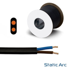 Load image into Gallery viewer, 2 CORE ELECTRICAL FLAT CABLE TWIN FLEX WIRE 0.5-4.5mm² BLUE BROWN FLEXIBLE 1-42A