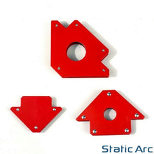 Load image into Gallery viewer, 25/50/75Lb MAGNETIC ANGLE CORNER HOLDER WELDING CLAMP SUPPORT FIX ARROW MAGNET