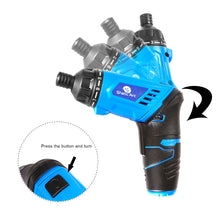 Load image into Gallery viewer, MINI CORDLESS SCREWDRIVER KIT POWER TOOL DRILL BIT WIRELESS BATTERY w/ 43pc BITS