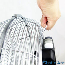 Load image into Gallery viewer, METAL FLOOR FAN 12" HIGH VELOCITY AIR MULTI SPEED FREE STANDING TILT INDUSTRIAL