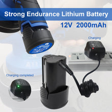 Load image into Gallery viewer, CORDLESS POLISHER CAR BUFFER ORBITAL SANDER ROTARY PAD 150mm BATTERY 12V