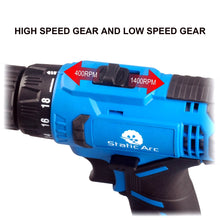 Load image into Gallery viewer, CORDLESS DRILL DRIVER 20V LI-ION BATTERY ELECTRIC SCREWDRIVER SET POWER TOOL KIT