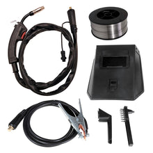 Load image into Gallery viewer, MIG 130 INVERTER GASLESS WELDER NO GAS FLUX CORE WELDING KIT 130A
