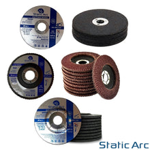 Load image into Gallery viewer, 30pc ANGLE GRINDER DISC SET METAL CUTTING BLADE GRINDING FLAP WHEEL 4.5" 115mm
