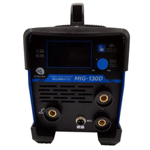 Load image into Gallery viewer, MIG 130D INVERTER GASLESS WELDER 3in1 SYNERGIC MMA ARC TIG LIFT NO GAS KIT 130A

