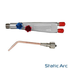 Load image into Gallery viewer, OXY ACETYLENE GAS WELDING TORCH OXYGEN FUEL FLAME LIGHTWEIGHT SHANK + TIPS
