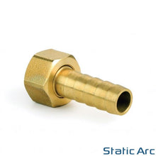 Load image into Gallery viewer, HOSE TAIL SWIVEL NUT ADAPTER GAS BARB FITTING PIPE CONNECTOR 8mm 3/8" BSP
