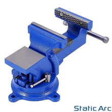 Load image into Gallery viewer, BENCH VICE CLAMP WORKTOP JAWS GRIP HOLD SWIVEL BASE MECHANICS VISE 100mm (4inch)
