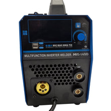 Load image into Gallery viewer, MIG 140D INVERTER WELDER 4in1 SYNERGIC MMA ARC TIG LIFT GAS GASLESS WELDING 140A
