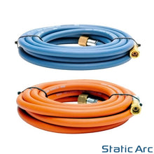 Load image into Gallery viewer, OXY PROPANE GAS CUTTING TORCH KIT OXYGEN FLAME CUTTER HOSE REGULATOR KIT
