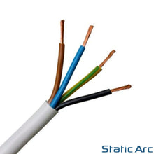 Load image into Gallery viewer, 2/3/4 CORE ELECTRICAL WHITE FLEX CABLE ROUND FLEXIBLE WIRE 0.75/1.0/1.5/2.5mm2 (Copy)
