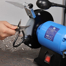 Load image into Gallery viewer, 350W ELECTRIC BENCH GRINDER &amp; SANDING BELT LINISHER METAL WOOD SANDER 6&quot; WHEEL
