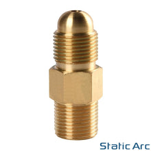 Load image into Gallery viewer, ARGON BOTTLE to CO2 REGULATOR ADAPTER CONNECTOR GAS FITTING 5/8" BSP to W21.8
