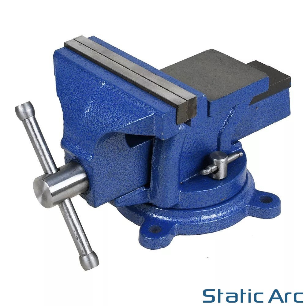 BENCH VICE CLAMP WORKTOP JAWS GRIP HOLD SWIVEL BASE MECHANICS VISE 125mm (5inch)