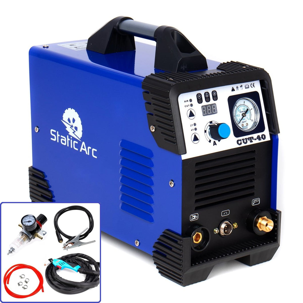 CUT 40 INVERTER AIR PLASMA CUTTER CONTACT ARC PT31 METAL CUTTING KIT 40A