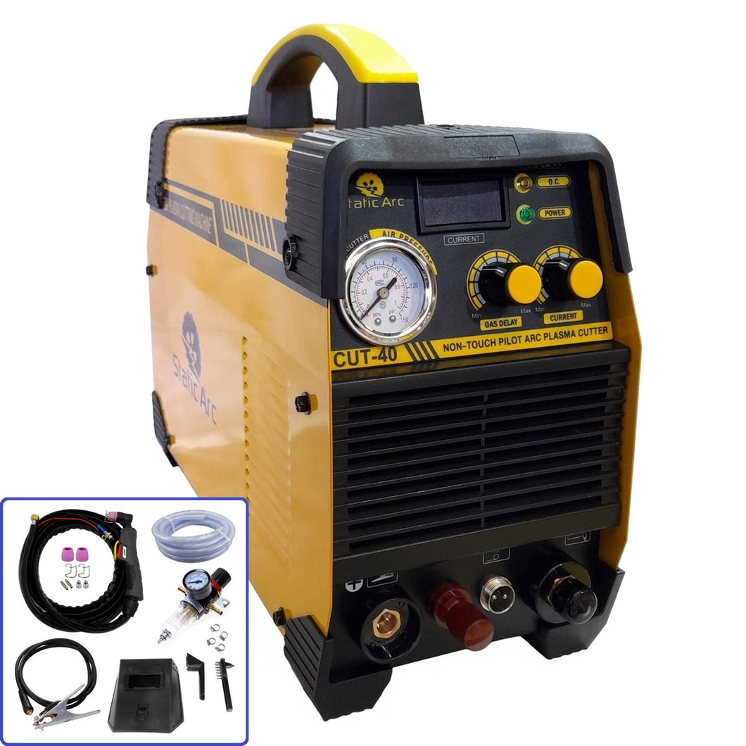 CUT 40 INVERTER AIR PLASMA CUTTER NON-TOUCH PILOT ARC HF METAL CUTTING KIT 40A