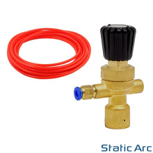 Load image into Gallery viewer, MINI GAS BOTTLE REGULATOR DISPOSABLE NITROGEN CO2 ARGON MIG TIG WELDING + HOSE
