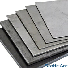 Load image into Gallery viewer, MILD STEEL SHEET METAL SQUARE CUT PLATE PANEL 0.9/1.2/1.5/2/3/4/5mm Thick
