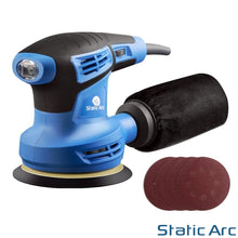Load image into Gallery viewer, 280W ELECTRIC RANDOM ORBITAL SANDER ROTARY PALM CIRCULAR DISC 125mm
