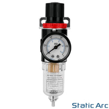 Load image into Gallery viewer, MINI AIR PRESSURE FILTER REGULATOR GAUGE WATER TRAP MOISTURE DUST COMPRESSOR

