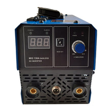 Load image into Gallery viewer, MIG 130 INVERTER GASLESS WELDER NO GAS FLUX CORE WELDING KIT 130A
