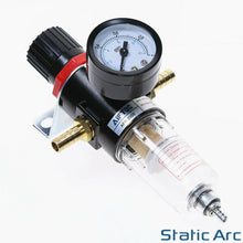 Load image into Gallery viewer, MINI AIR PRESSURE FILTER REGULATOR GAUGE WATER TRAP MOISTURE DUST COMPRESSOR
