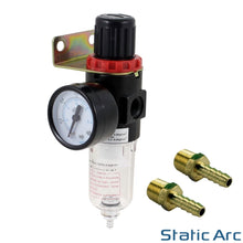 Load image into Gallery viewer, MINI AIR PRESSURE FILTER REGULATOR GAUGE WATER TRAP MOISTURE DUST COMPRESSOR
